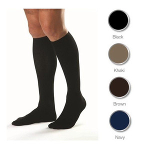Jobst for Men Ambition Knee High Socks 20-30mmHg, Size 2 Regular, Navy, 1 Ea Jobst for Men Ambition Knee High Socks 20-30mmHg, Size 2 Regular, Navy, 1 Ea