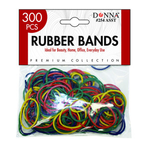 Annie Rubber Bands, Assorted - 300 bands