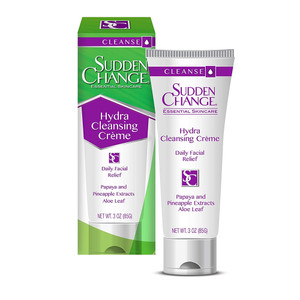 Sudden Change Hydra Cleansing Cream Daily Facial Relief, 3 Oz