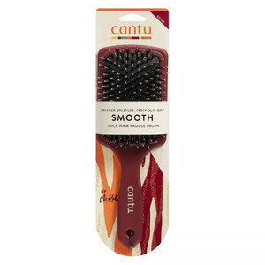 Cantu Thick Paddle Brush for Smooth Tangle Free Hair 1Ea