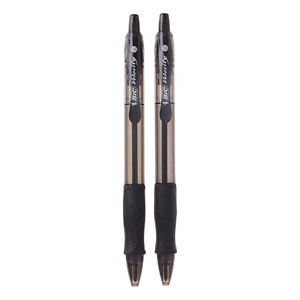  Bic Atlantis Velocity Bold Ball Pen, Black 2 ea (Pack of 5) :  Rollerball Pens : Office Products