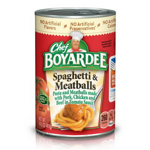 Chef Boyardee Spaghetti and Meatballs, 14.5 Oz