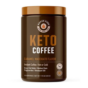 Rapid Fire Keto Friendly Caramel Macchiato Medium Roast, Instant Coffee, 7.93 Oz Rapid Fire Keto Friendly Caramel Macchiato Medium Roast, Instant Coffee, 7.93 Oz