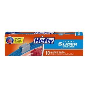 Hefty Freezer Zip Bags, 1 gal - 25 count