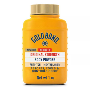Gold Bond Medicated Powder Original Strength Body Powder, 1 Oz
