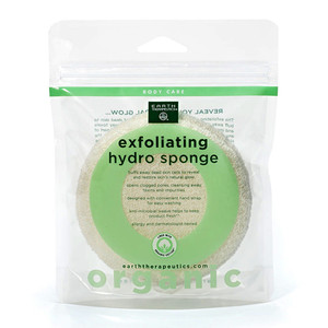 Earth Therapeutics Organic Cotton Exfoliating Round Sponge, 1 Unit