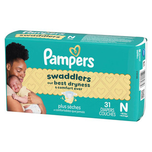 Pampers Swaddlers Diapers Newborn - 31 Ea