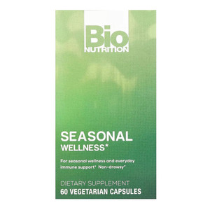 Bio Nutrition Seasonal Wellness Dietary Supplement Vegetarian Capsules 60Ea