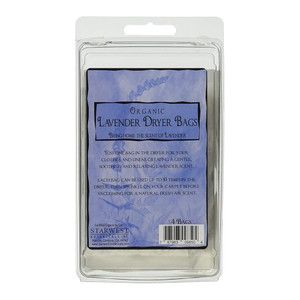 Starwest Botanicals Organic Lavender Dryer Bags, 4 Ea