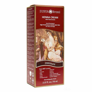 Surya Brasil Products Henna Cream, Chocolate, 2.37 Oz