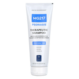 MG217 Psoriasis Coal Tar Therapeutic Shampoo, 8 Oz