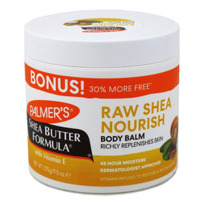 Palmers Shea Butter Formula Raw Shea Nourish Body Balm Replenishes Skin 9.5Oz (270g)