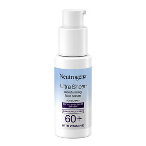 Neutrogena Ultra Sheer SPF 60 Broad Spectrum with Antioxidant Vitamin E Sunscreen Face Serum 1.7Oz (50ml) Neutrogena Ultra Sheer SPF 60 Broad Spectrum with Antioxidant Vitamin E Sunscreen Face Serum 1.7Oz (50ml)