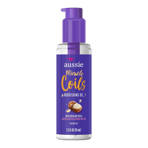 Aussie Miracle Coils Nourishing Oil, Leave In Hair Oil, 3.2 Oz Aussie Miracle Coils Nourishing Oil, Leave In Hair Oil, 3.2 Oz