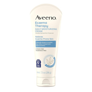 Aveeno Eczema Therapy Daily Moisturizing Body Cream Fragrance Free 7.3Oz (206g)