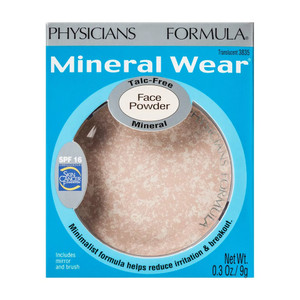 Physicians Formula Mineral Wear Pressed Powder Talc FrOe Light Beige, 0.3 Oz Physicians Formula Mineral Wear Pressed Powder Talc FrOe Light Beige, 0.3 Oz
