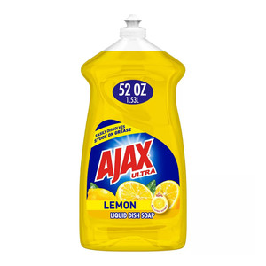 Ajax Ultra Super Degreaser Dishwashing Liquid Dish Soap, Lemon, 52 Oz Ajax Ultra Super Degreaser Dishwashing Liquid Dish Soap, Lemon, 52 Oz