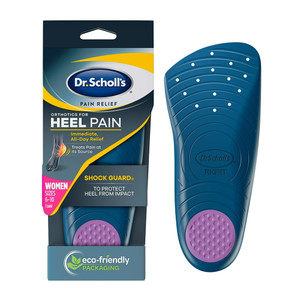 Dr Scholls Heel Pain Relief Orthotic Inserts for Women 6 To 10 Insoles, 1 Ea