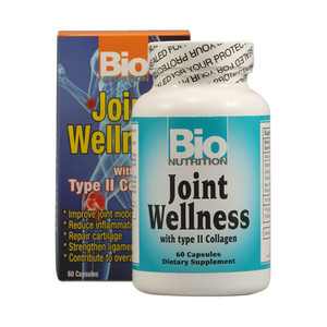 Bio Nutrition Joint Wellness with Type II Collagen Dietary Supplement Capsules 60Ea