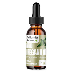 California Natural Wild Oregano Oil for Immune Support and Digestive Health 1Oz (30ml)