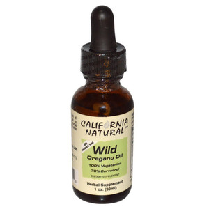 California Natural Wild Oregano Oil, Herbal Supplement - 1 Oz California Natural Wild Oregano Oil, Herbal Supplement - 1 Oz
