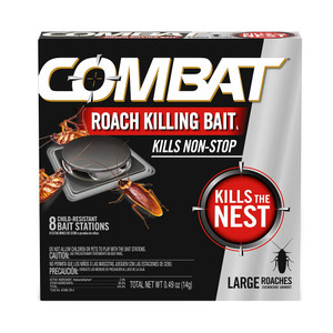 Raid Double Control 0.63 Oz. Solid Roach Bait Station with Egg