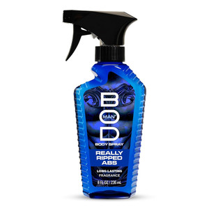 BOD Man Fragrance Really Ripped Abs Body Spray Masculine Fresh 8Oz (236ml)