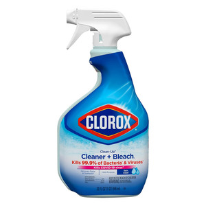 Clorox Clean-Up All Purpose Cleaner with Bleach Spray Bottle Rain Clean Scent 32Oz (946ml)