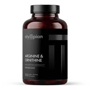 Olympian Labs Arginine and Ornithine with Amino Acids Capsules Support Blood Flow 100Ea