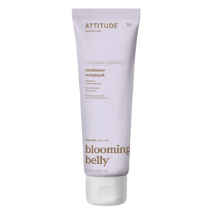 Attitude Blooming Belly Hypoallergenic Conditioner Gentle Pregnancy Safe Hair Care 8Oz (240ml)