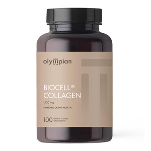 Olympian Labs Biocell Collagen 1500mg Capsules Support Skin and Joint Health 100Ea