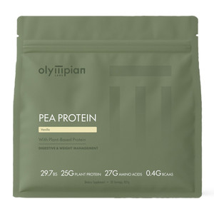 Olympian Labs Plant Based Pea Protein Vanilla Support Digestive and Mental Management 821g