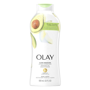 Olay Ultra Moisture Body Wash with Avocado Oil Deeply Nourishes for Soft Smooth Skin 22Oz (650ml)