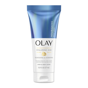 Olay Nourishing and Hydrating Hand and Body Lotion with Hyaluronic Acid for Visibly Smooth Skin 6Oz (177ml) Olay Nourishing and Hydrating Hand and Body Lotion with Hyaluronic Acid for Visibly Smooth Skin 6Oz (177ml)