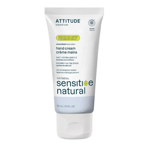 Attitude Super Leaves Daily Moisturizing Hand Cream Sensitive Skin Unscented Hydration 2.5Oz (75ml)