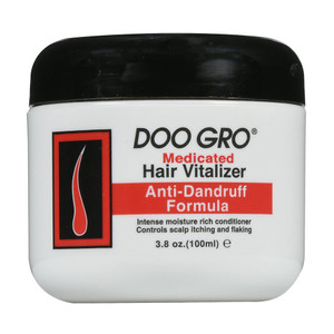 Doo Gro Medicated Hair Vitalizer Anti Dandruff Formula Controls Scalp Itching and Flaking Due to Dandruff 3.8Oz (100ml)