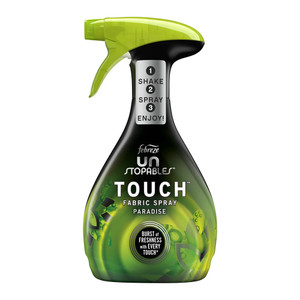 Febreze Unstopables Touch Fabric Spray, Paradise, 16.9 Oz