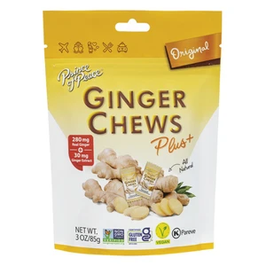 Prince of Peace Ginger Chews Plus Original Gluten Free 3Oz (85g)