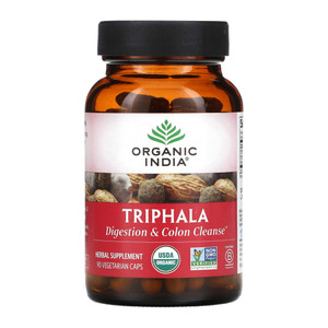 Organic India Triphala Digestion And Colon Cleanse Capsules - 90 Ea Organic India Triphala Digestion And Colon Cleanse Capsules - 90 Ea