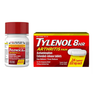 Tylenol 8 Hour Arthritis Pain RelieverAcetaminophen Extended Release Caplets, 24 Ea Tylenol 8 Hour Arthritis Pain RelieverAcetaminophen Extended Release Caplets, 24 Ea