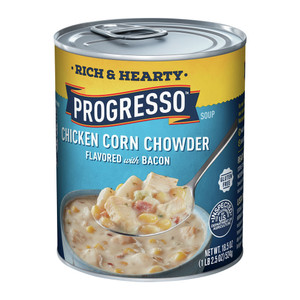 Progresso Rich and Hearty, Chicken Corn Chowder Soup, 18.5 Oz