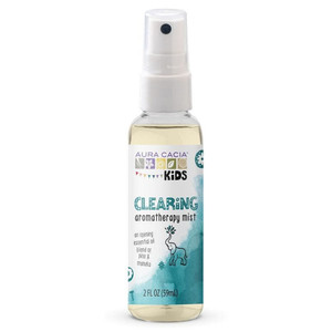 Aura Cacia Kids Clearing Aromatherapy Mist Pine Manuka Essential Oil Refreshing Spray 2Oz (59ml)