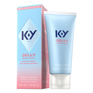 K Y Jelly Water Based Personal Lubricant Extra Comfort for Better Intimacy 2Oz (57g)