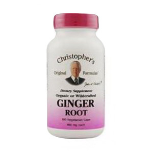 Dr. Christophers Original Ginger Root Vegetarian Capsules - 100 Ea