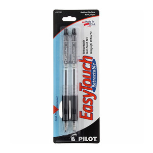 Bic Velocity Gel Retractable Refillable Black Pen, 2 Ea 