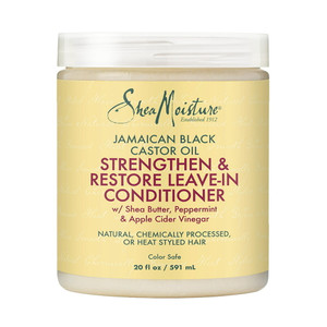 SheaMoisture Leave In Conditioner For Hair, Jamaican Black Castor Oil, 20 Oz