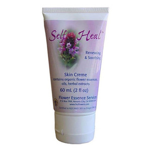 Flower Essence Self Heal Cream for Skin Healing and Soothing 2Oz (60ml)