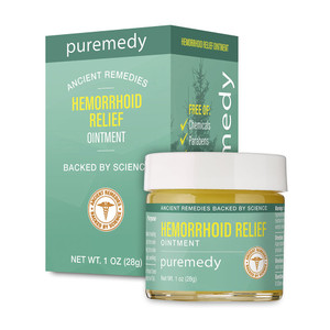 Puremedy Hemorrhoid Relief Homeopathic Salve, Unscented, 1 Oz