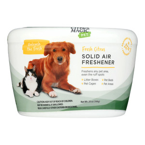 Citrus Magic Pet Odor Eliminator Solid Air Freshener, Fresh Citrus, 20 Oz Citrus Magic Pet Odor Eliminator Solid Air Freshener, Fresh Citrus, 20 Oz