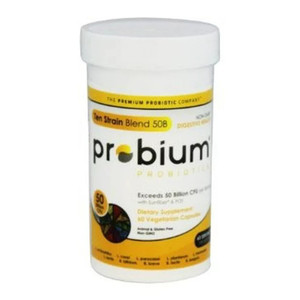 Probium Probiotics Digestive Health Veg Capsules, Ten Strain 50 B, 60 Ea Probium Probiotics Digestive Health Veg Capsules, Ten Strain 50 B, 60 Ea